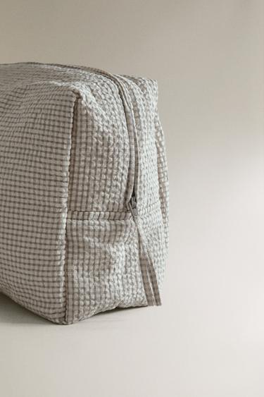 TROUSSE DE TOILETTE ENFANT CARREAUX VICHY - Gris de Zara - Image 2