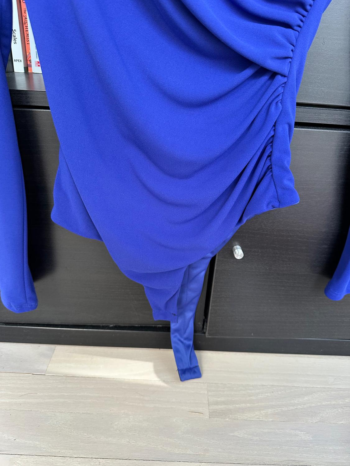 DRAPED SHOULDER PAD BODYSUIT - Image 3