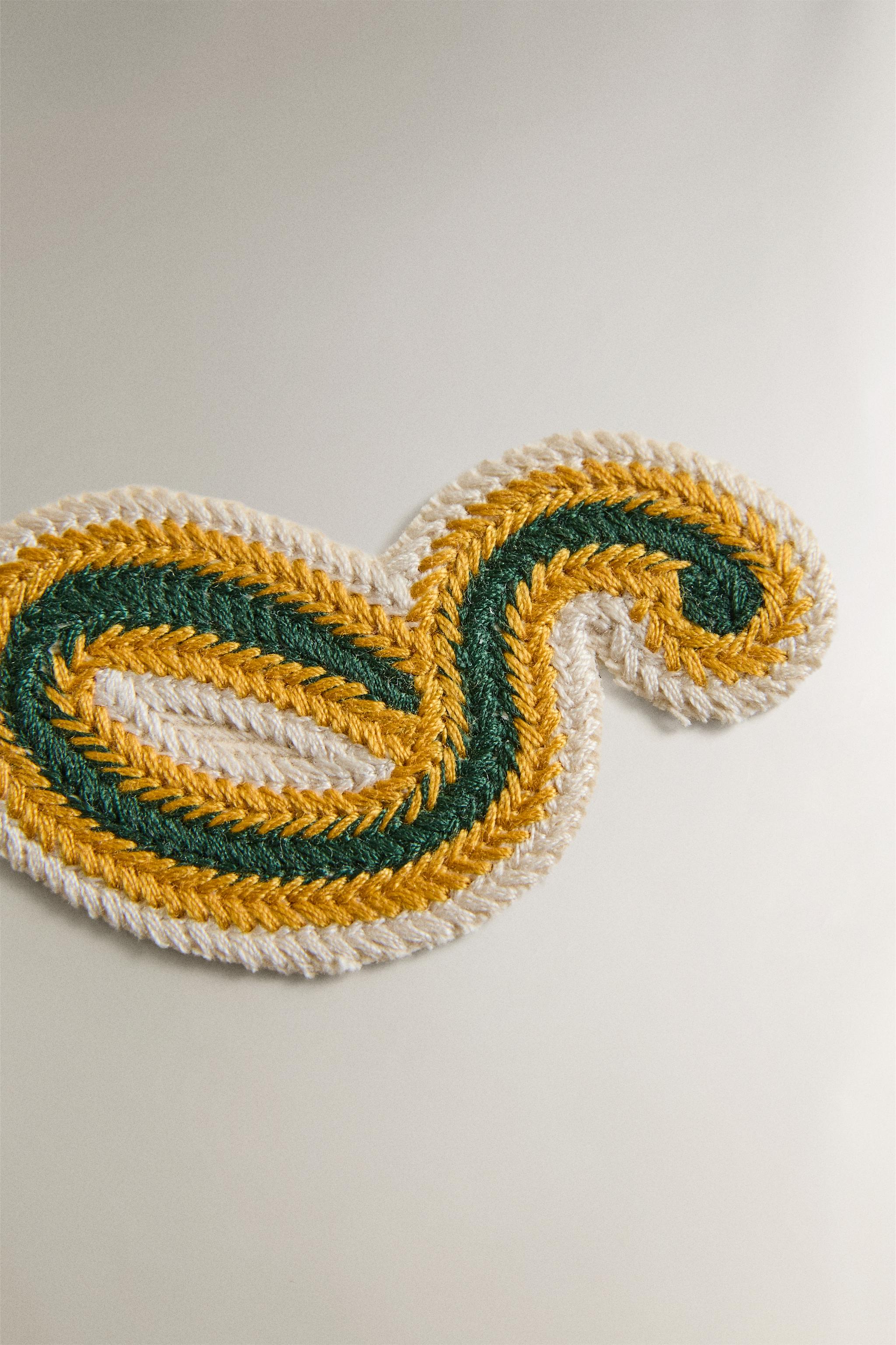 COTTON LETTER S PATCH