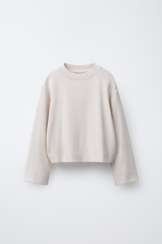 Robe en molleton avec jupe en tulle - Beige/imprimé léopard - ENFANT
