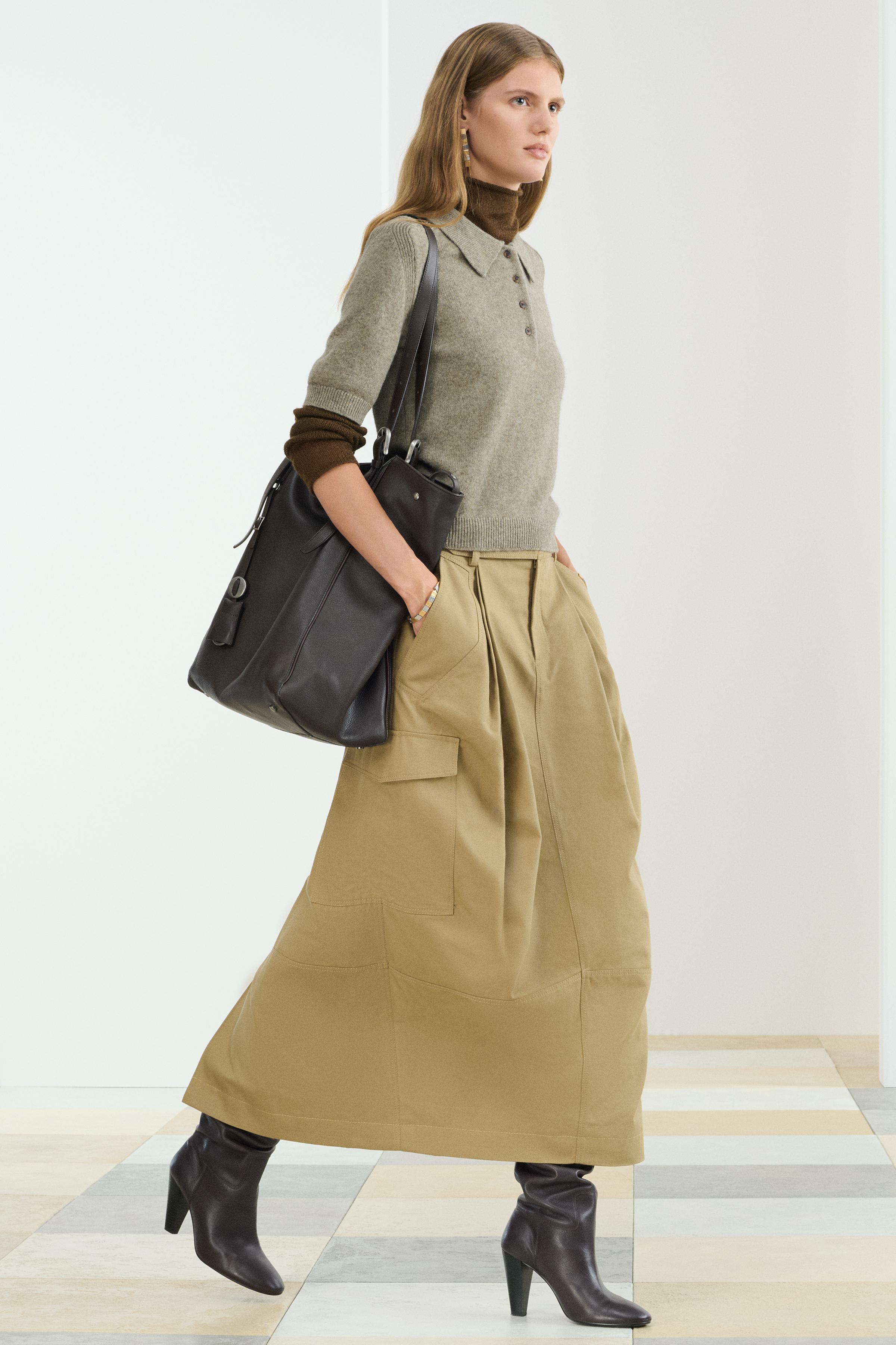 MX LTHR STDS BG - ブラウン | ZARA Japan / 日本