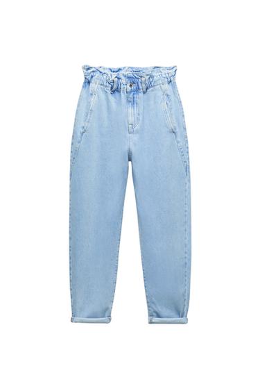 Z1975 HIGH-WAIST BAGGY PAPERBAG JEANS