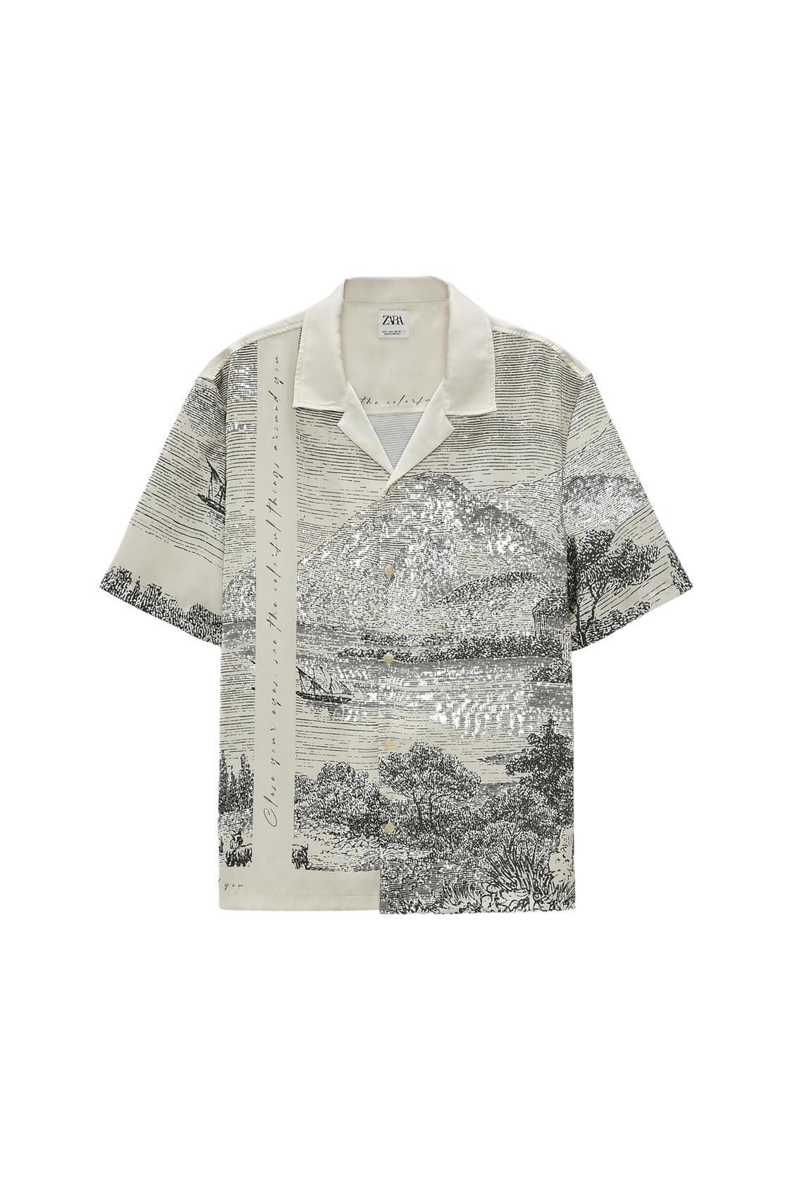LANDSCAPE PRINT SHIRT - Image 4