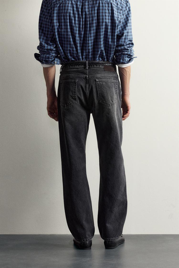 Jeans de pierna recta Aaron Levine x Zara 4