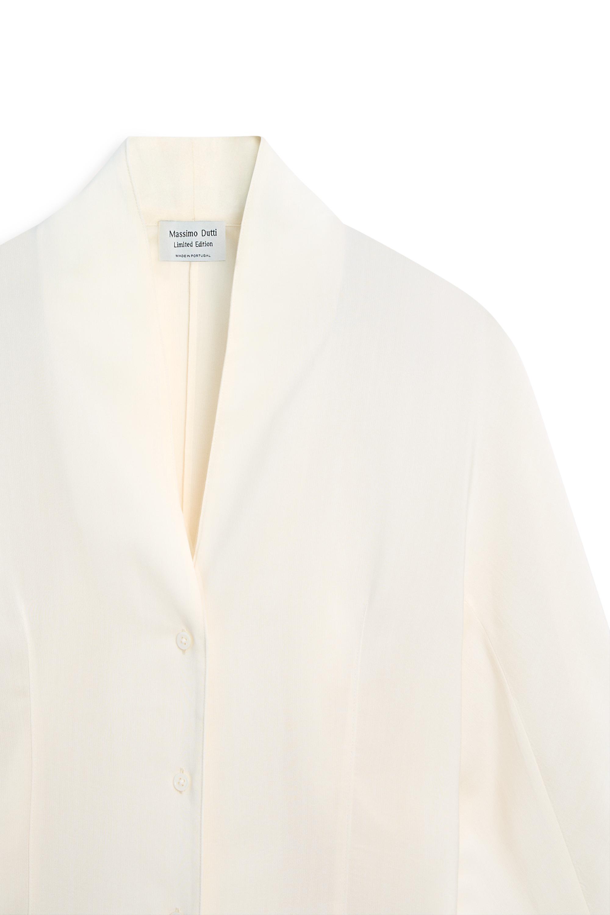 Chemise fluide détail col smoking - LIMITED EDITION