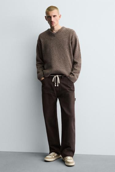 LUX BASKETBALL TRAINERS - Sand Brown by Zara