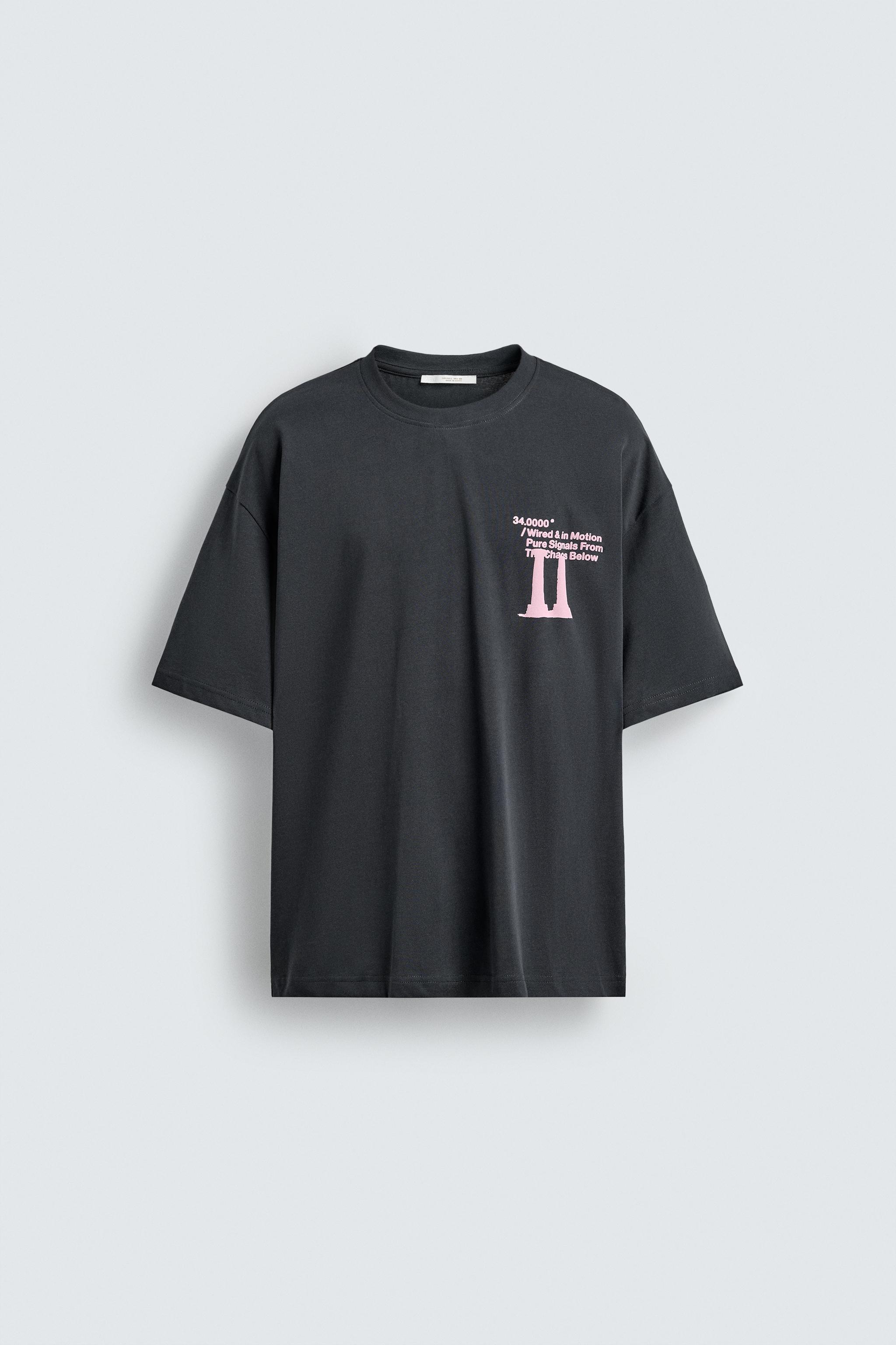 トップス kolor Rubber print Tshirt RUBBERIZED PRINT T-SHIRT - Oyster-white | ZARA United States
