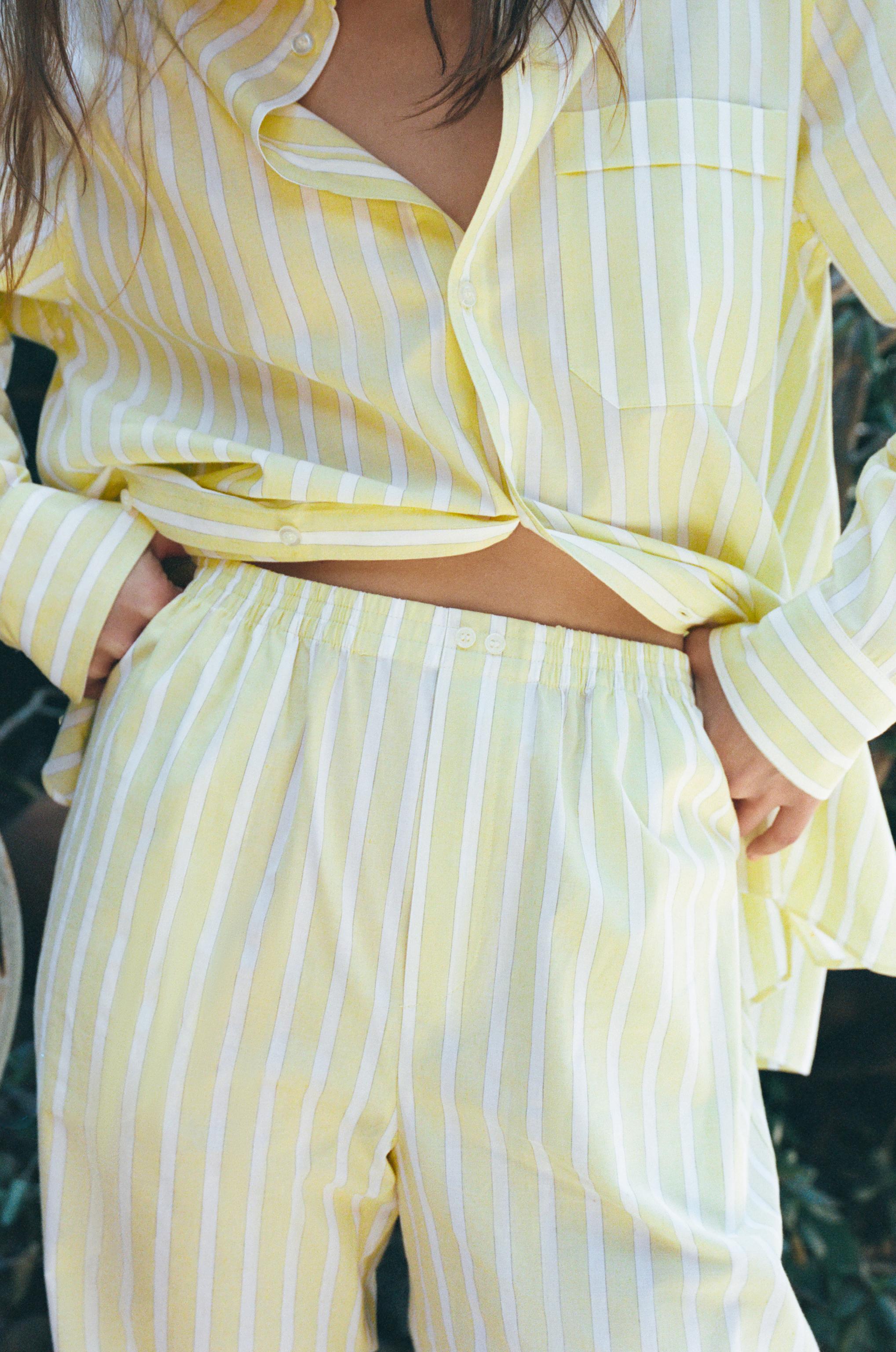 CHEMISE PYJAMA RAYURES