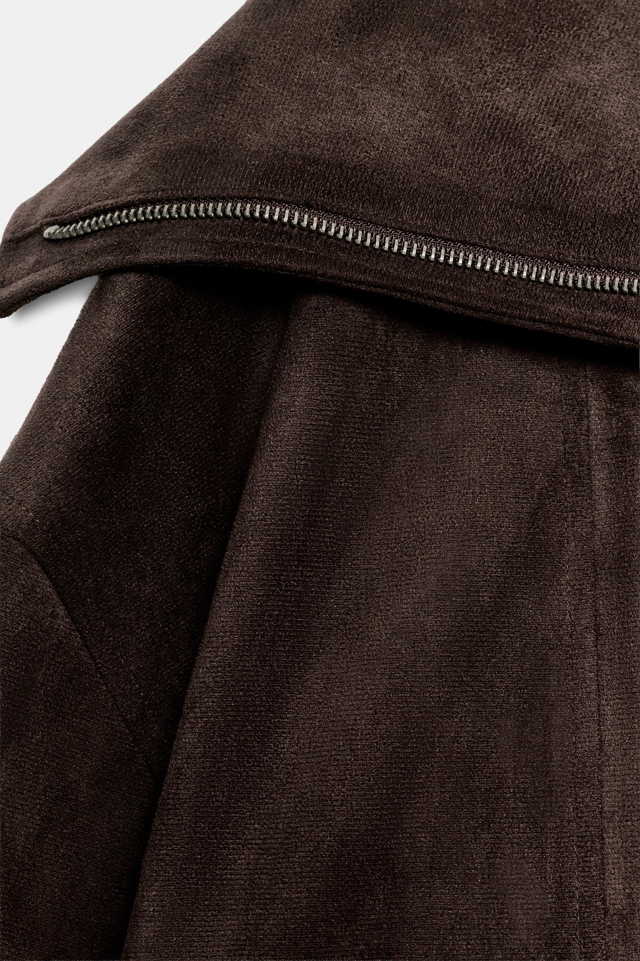 WIDE-COLLAR BOMBER JACKET