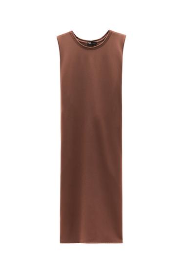 DRESS WITH SHOULDER PADS