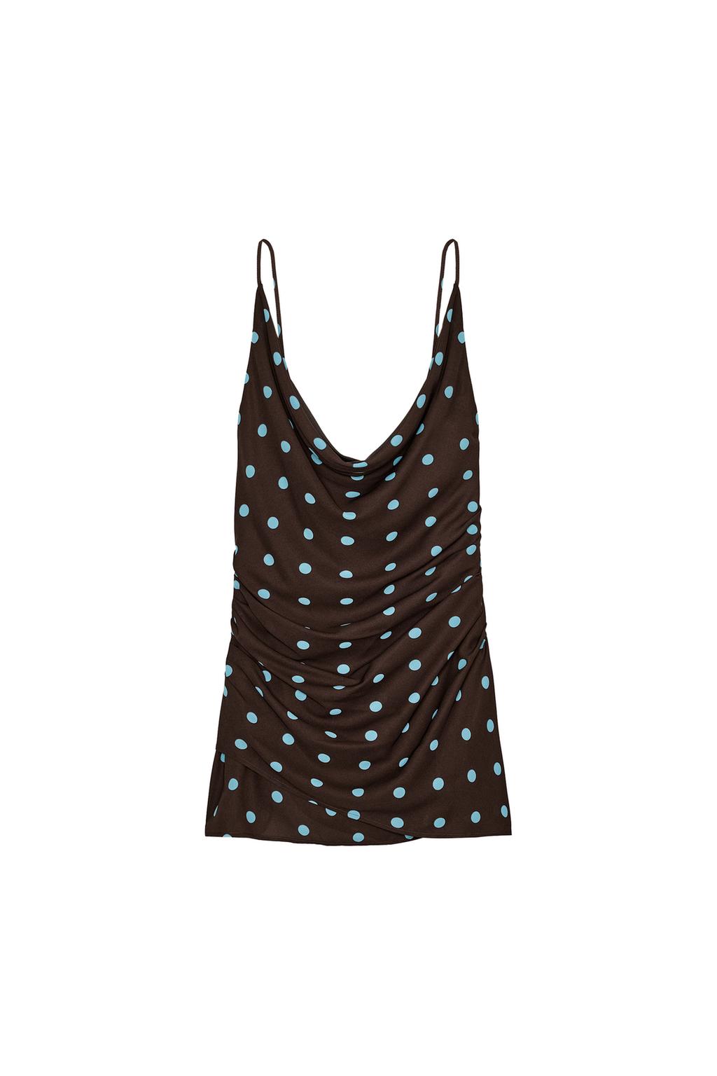 POLKA DOT MINI DRESS - image 3
