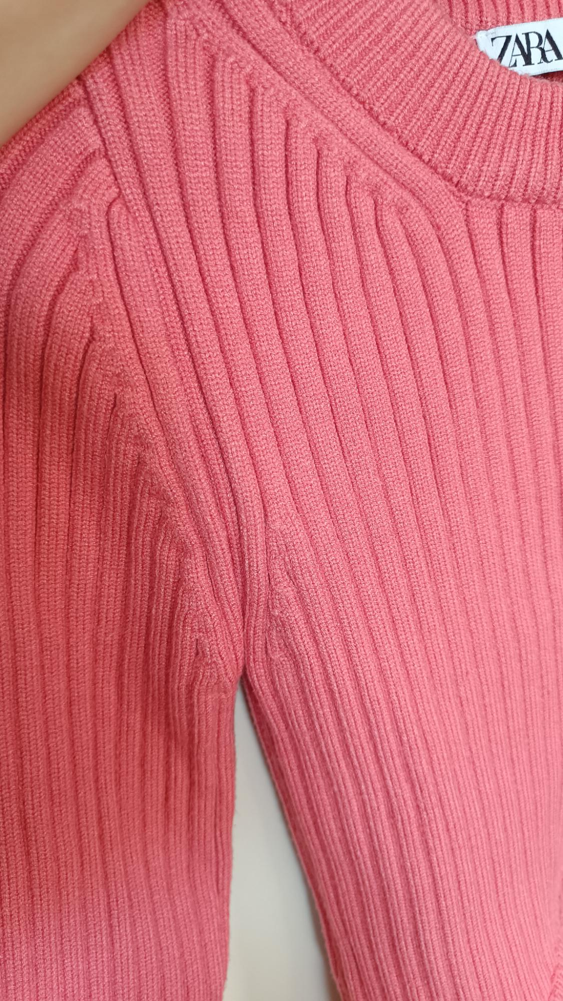 KNIT SWEATER WITH ROUNDED HEM - Image 6