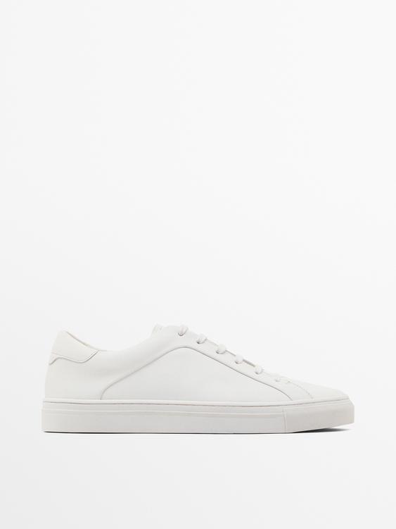 Split suede trainers from Zara - $180