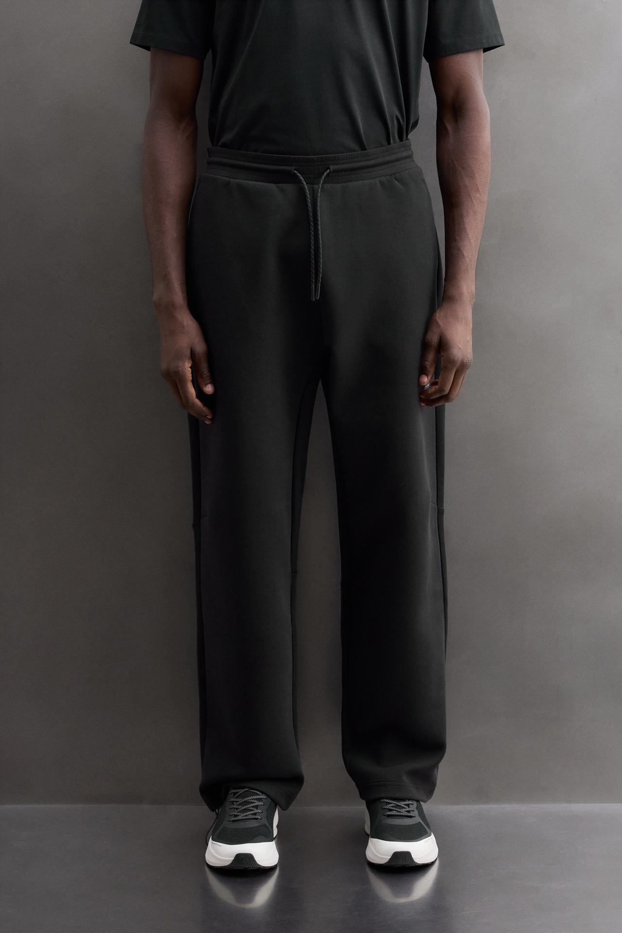 TECHNICAL TRACK PANTS — Black