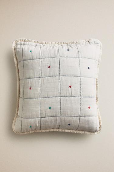 HOUSSE DE COUSSIN CARREAUX ET POIS - Multicolore de Zara - Image 0