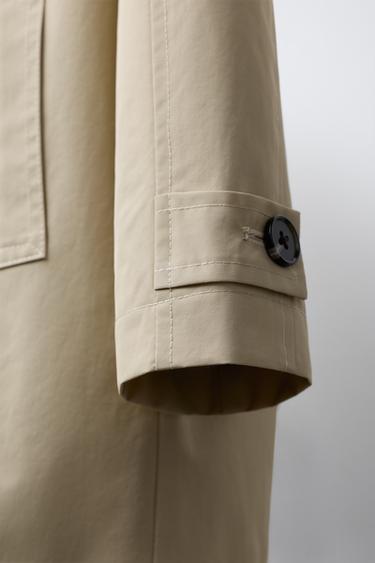 TRENCH LONG DÉPERLANT BENSIMON ® X ZARA - Beige de Zara - Image 5