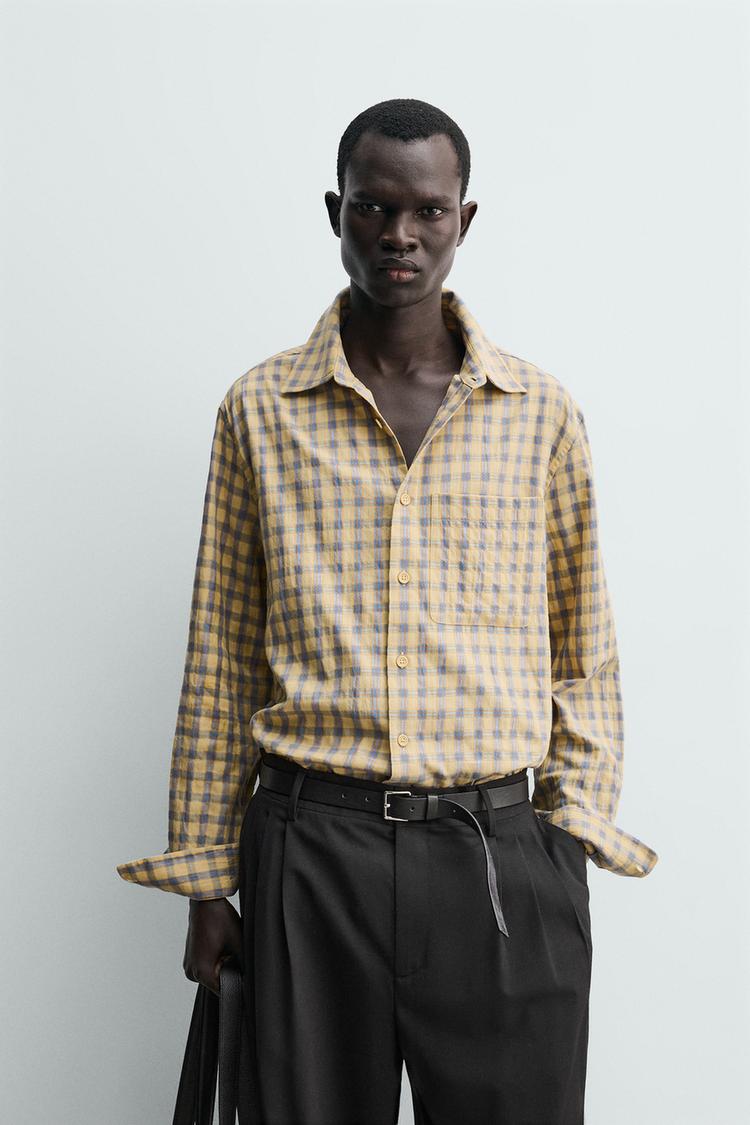 ZARA RELAXED FIT CHECK SHIRT
