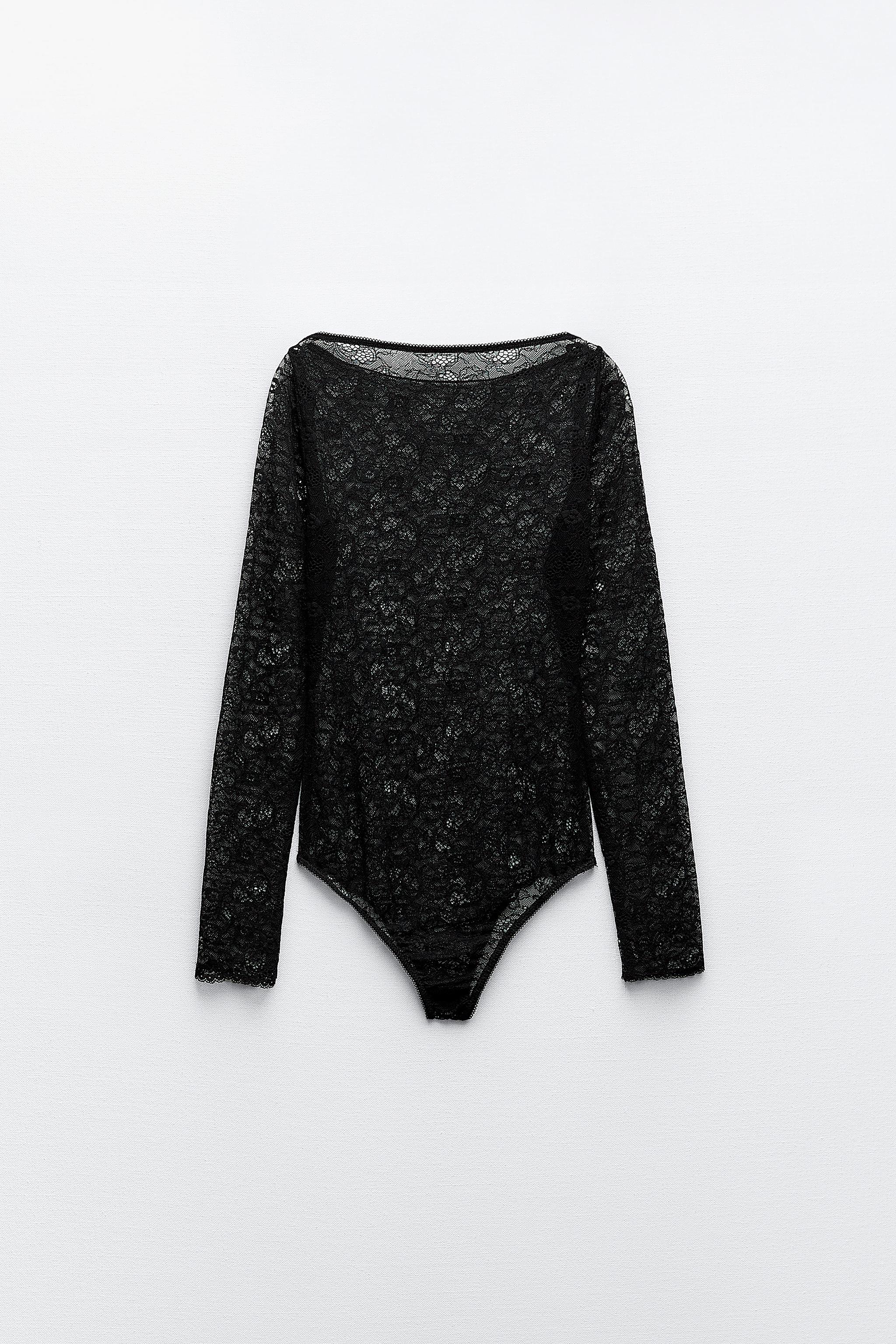 ZARA on X: A lace bodysuit will dress up your look
