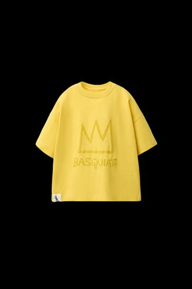 Zara BASQUIAT® T-SHIRT - Yellow - Image 0