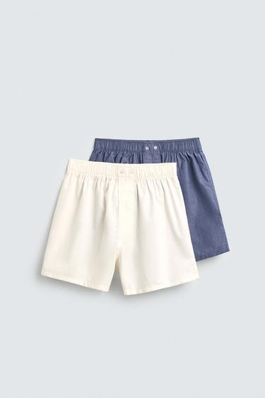 COMBINED POPLIN BOXERS 2-PACK - various by Zara - Image 0