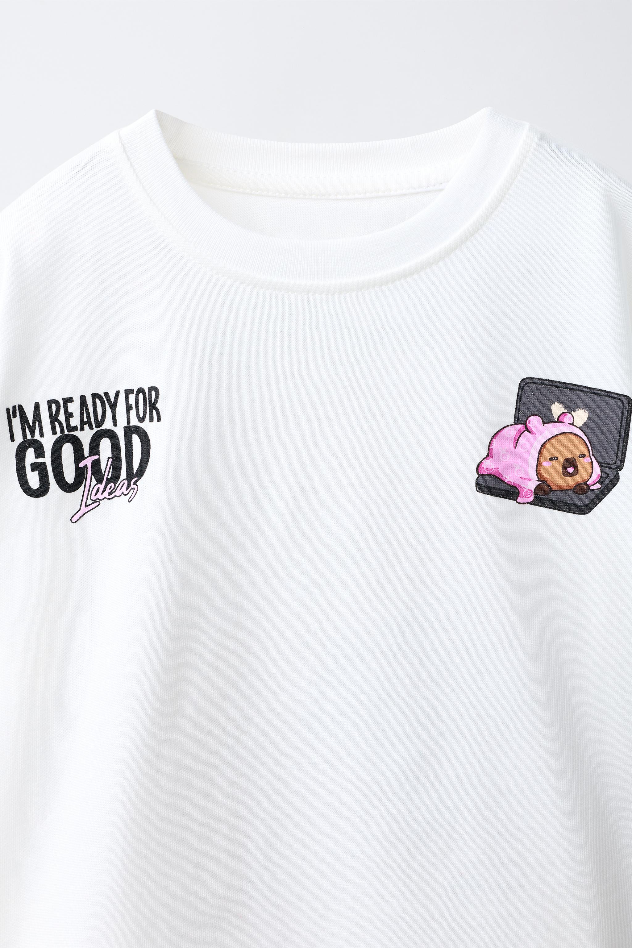 T-SHIRT IMPRIMÉ CAPYBARA CAPYFUN