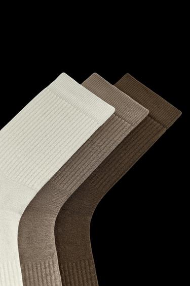 RIB SOCKS 3-PACK - various by Zara