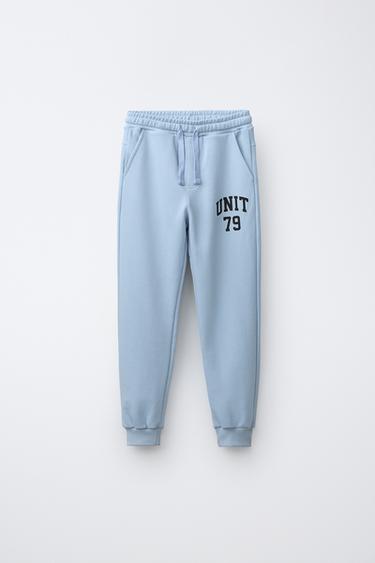 PANTALÓN JOGGER JOGGING - Azul pastel de Zara - Imagen 0