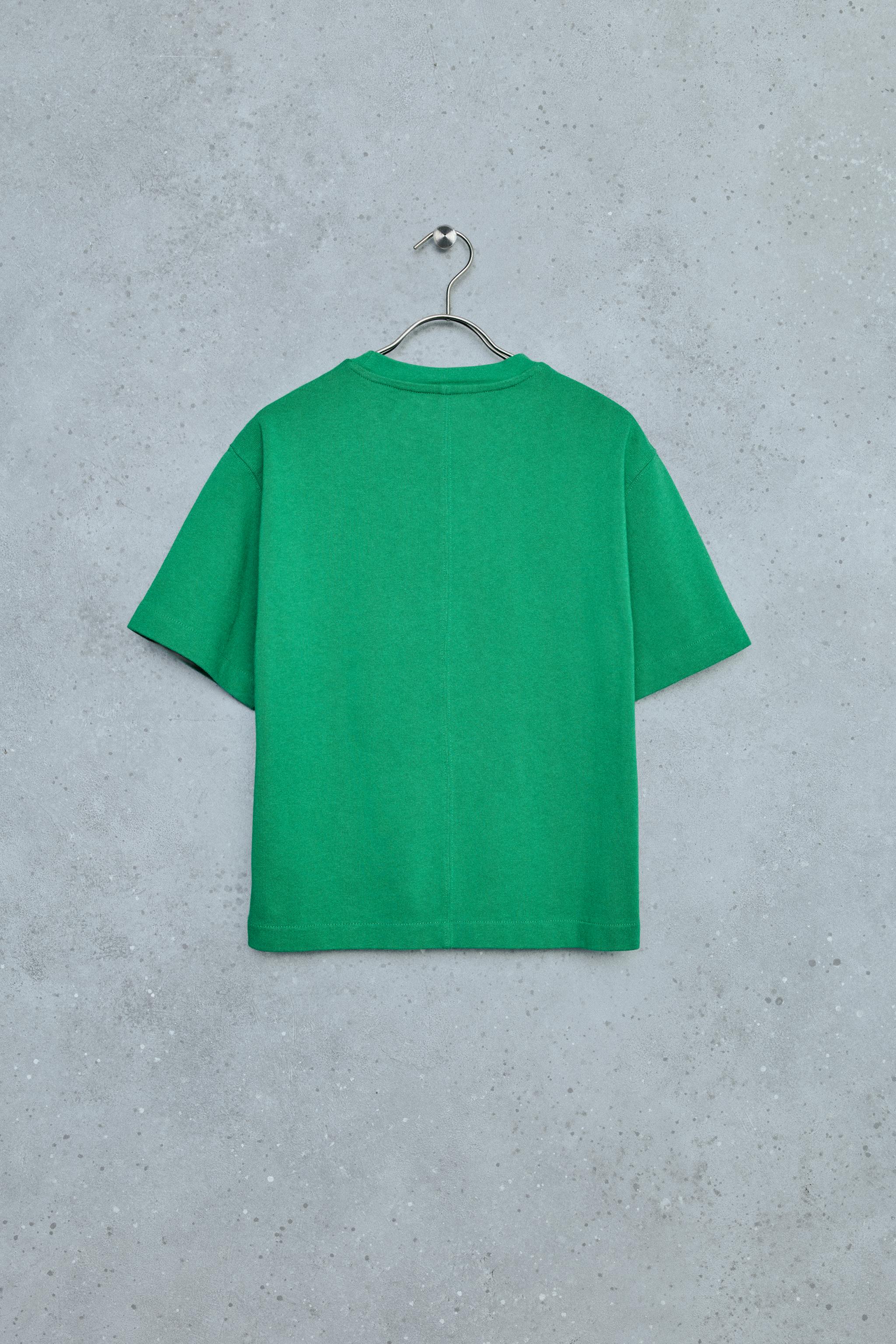 STORIESZ - HEAVYWEIGHT T-SHIRT — Green / Ecru