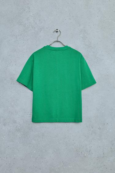 STORIESZ - HEAVYWEIGHT T-SHIRT — Green / Ecru 2