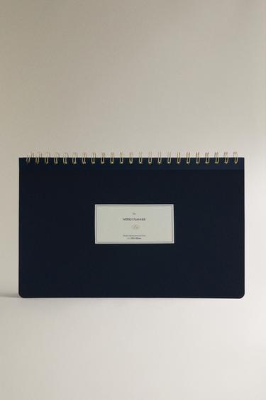 WEEKLY DESK PLANNER - Blue by Zara - Image 0