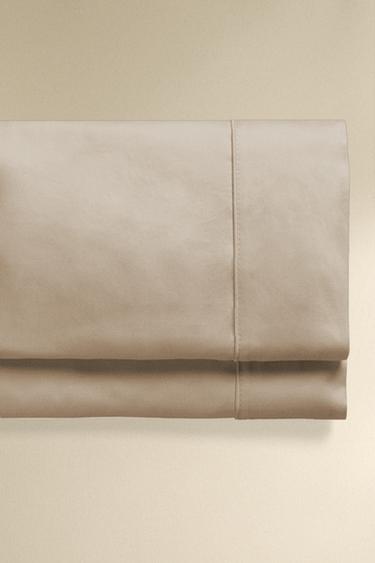 SATEEN FLAT SHEET (500 THREAD COUNT) - Pink by Zara