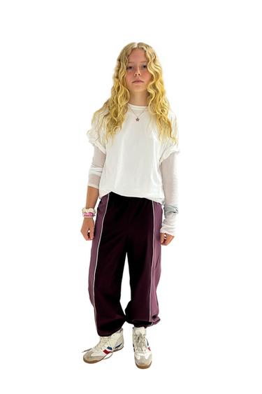 TECHNICAL GYM JOGGERS - Burgundy by Zara