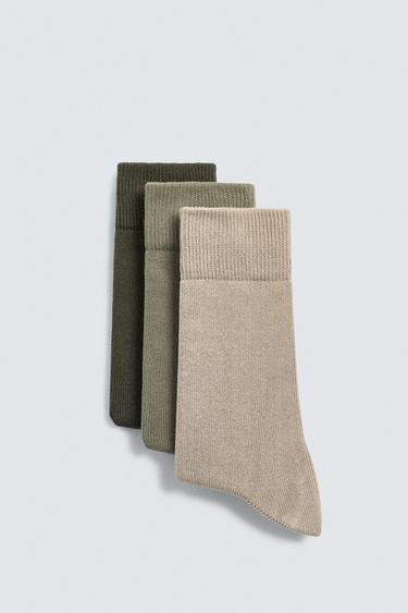 3-PACK OF TEXTURED SOCKS - various by Zara