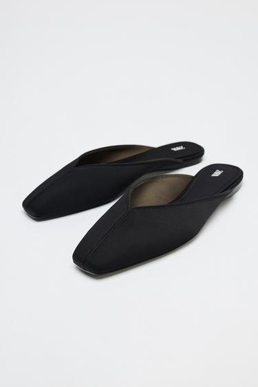 FABRIC MULES - Black by Zara - Image 4