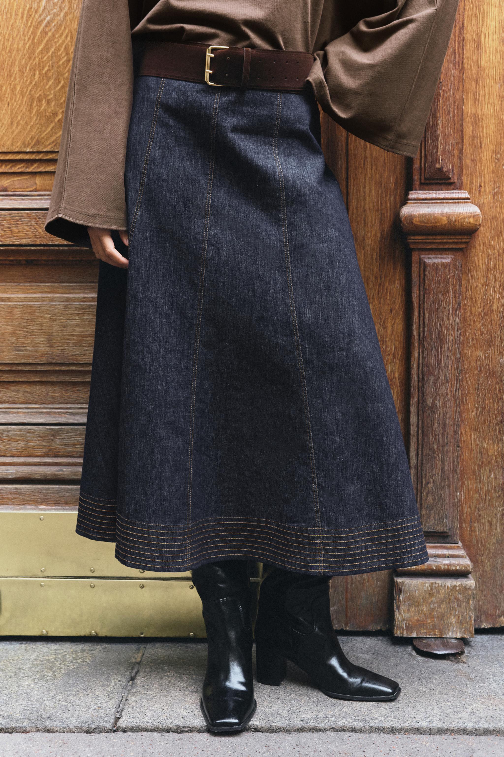 JUPE CAPE CEINTURE