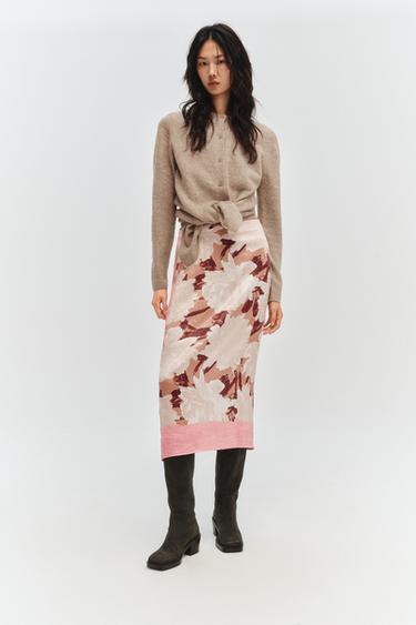 KNOT CARDIGAN - Mink marl by Zara