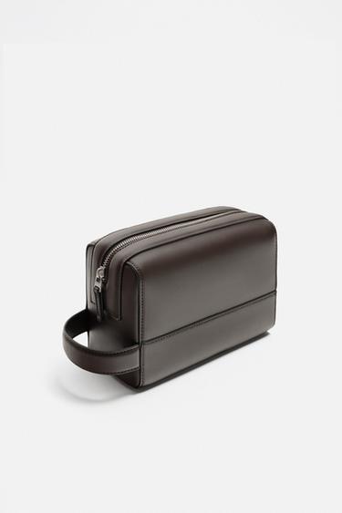 TROUSSE DE TOILETTE UNIE - Marron de Zara - Image 1