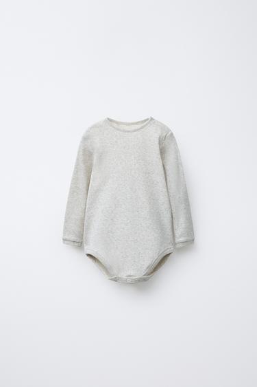 BODY POINTELLE - Gris chiné de Zara