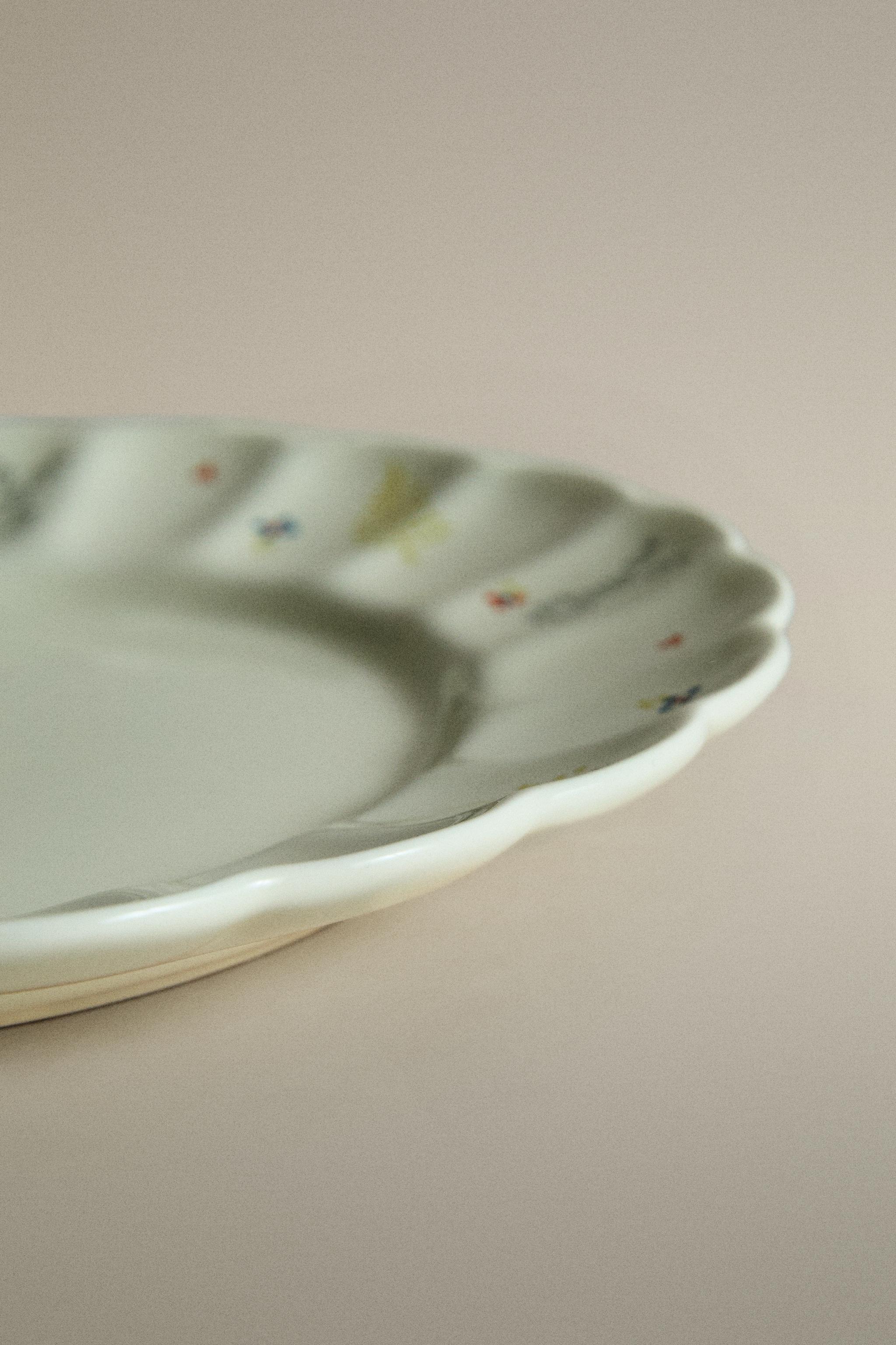 KIDS' BUNNY PORCELAIN PLATE
