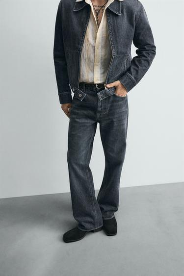 FLARE FIT JEANS LIMITED EDITION - Blue by Zara - Image 4
