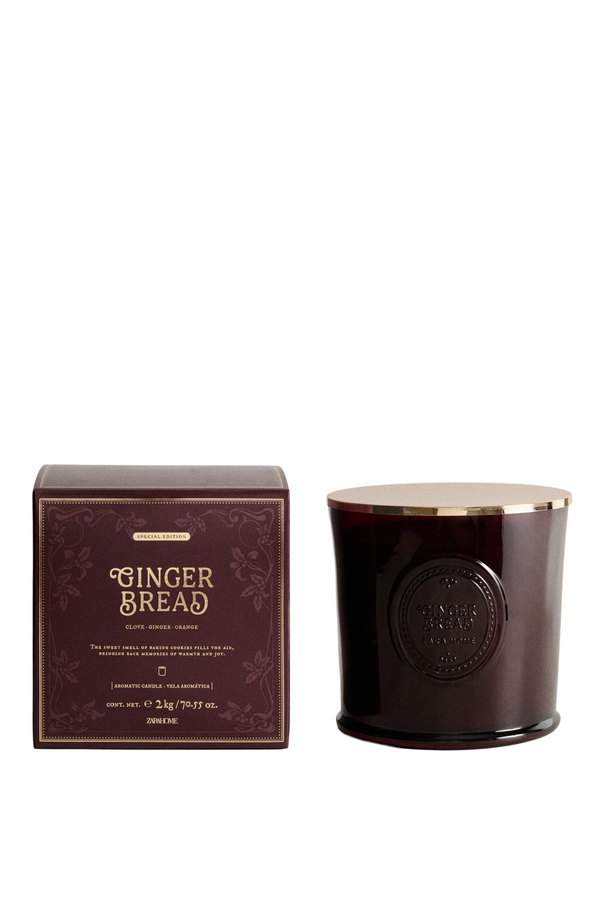 2 KG) GINGERBREAD scented candle - Red | ZARA United States