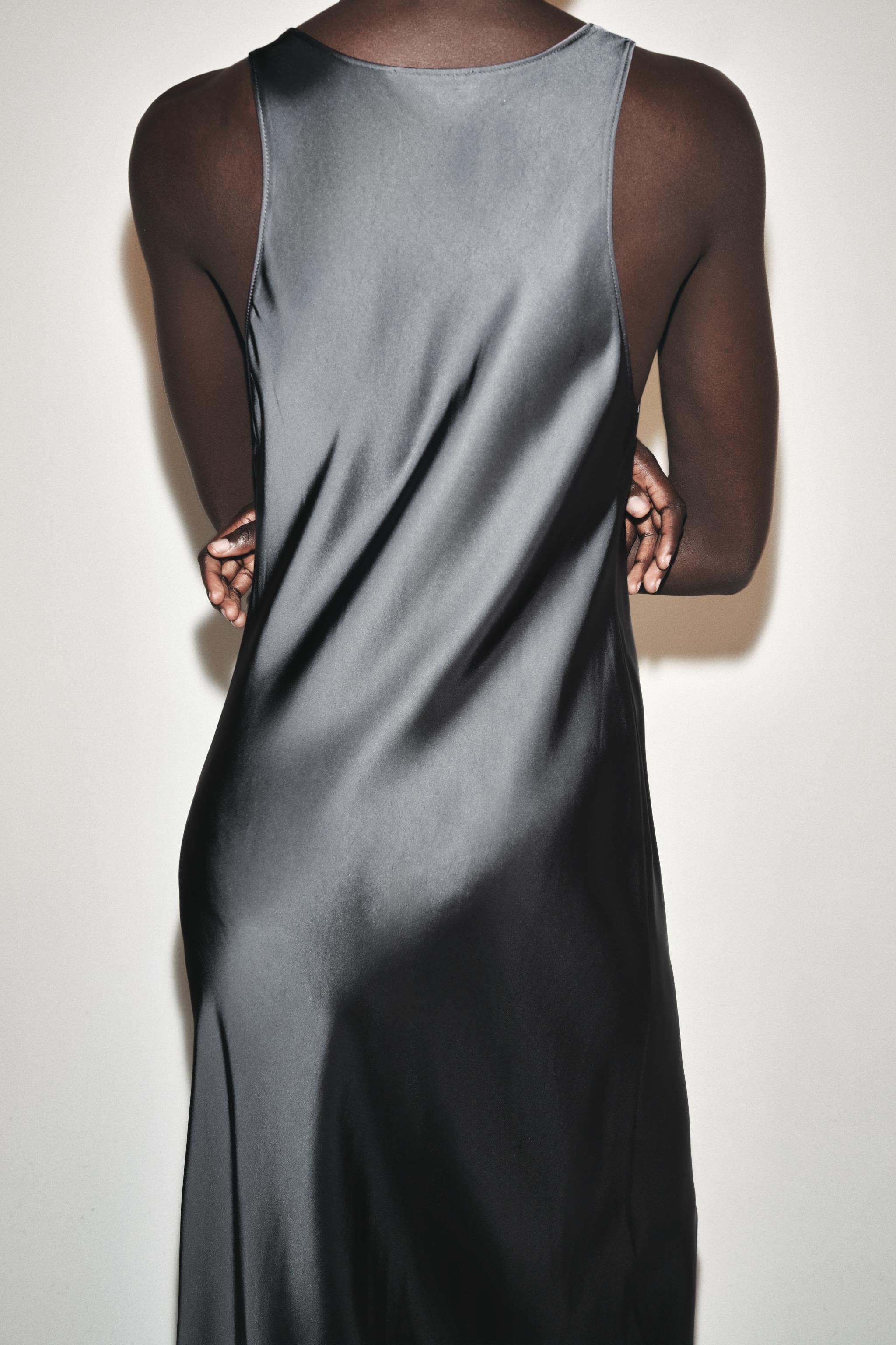 ZW COLLECTION LONG SATIN DRESS