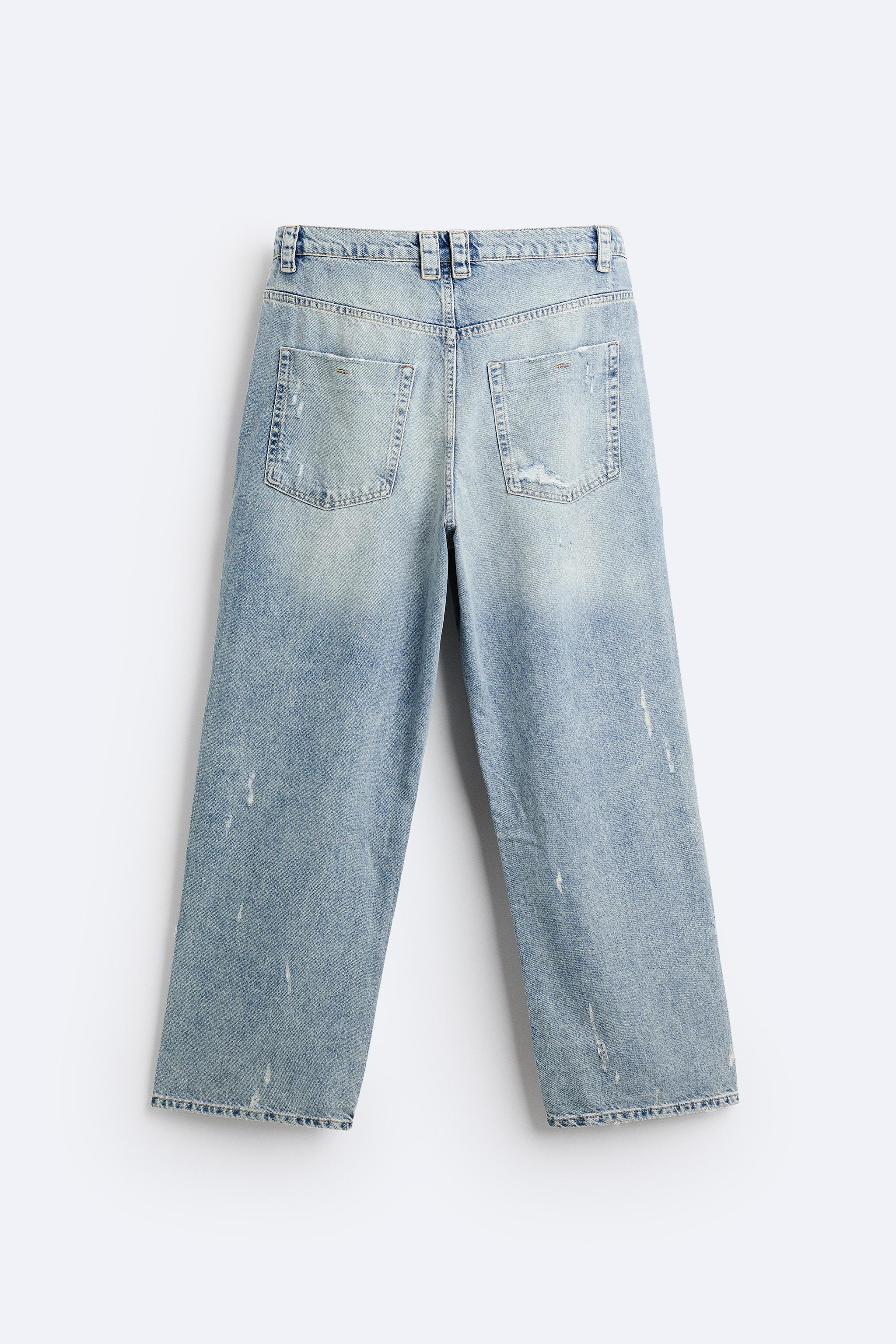 VERWASSEN JEANS MET SCHEUREN EXTREME