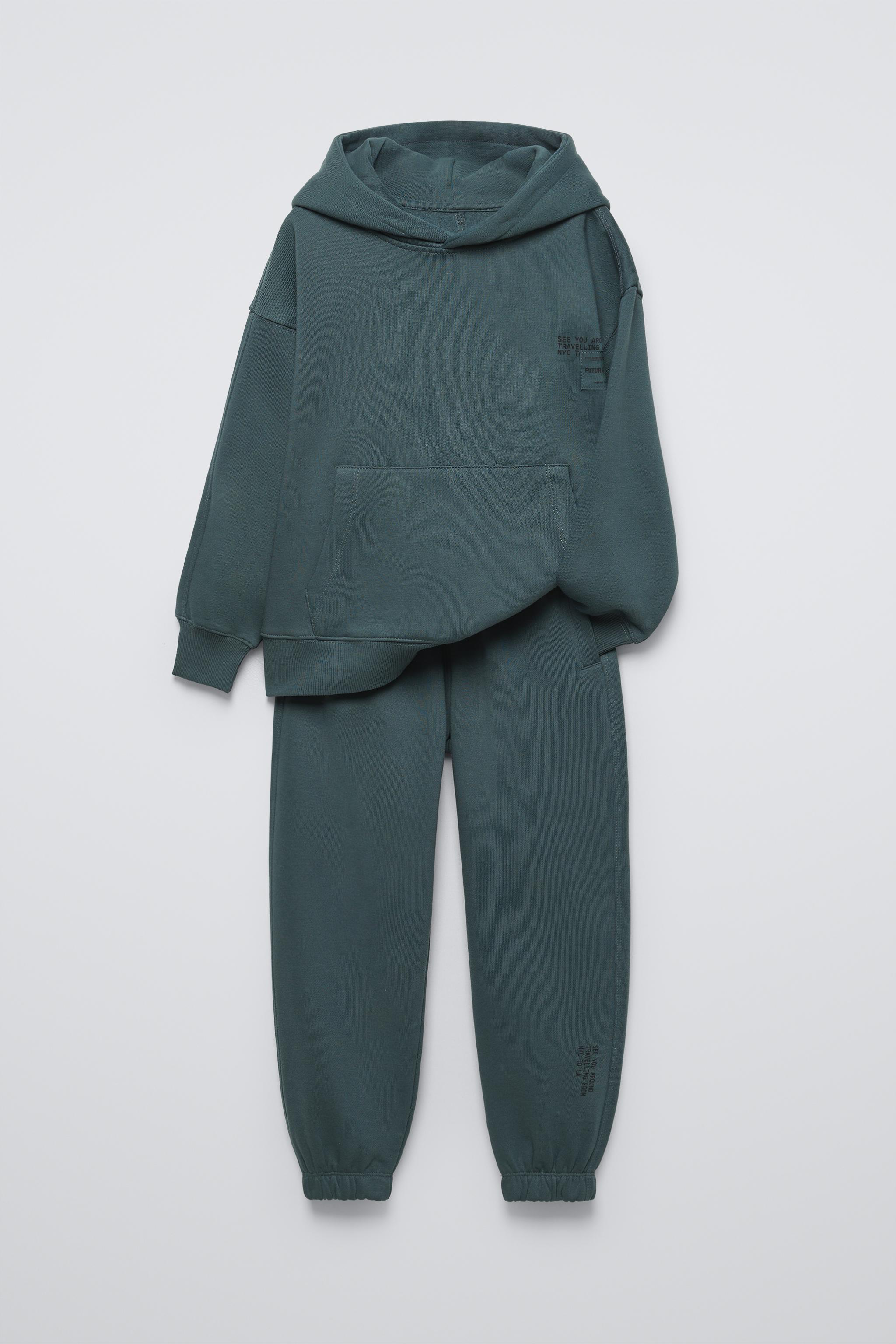 Zara sweatshirt set sale