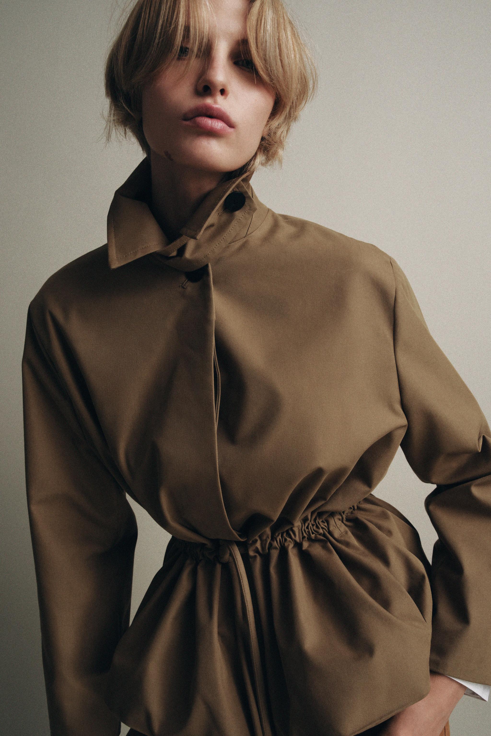 ZW COLLECTION SHORT PARKA WITH ADJUSTABLE WAIST