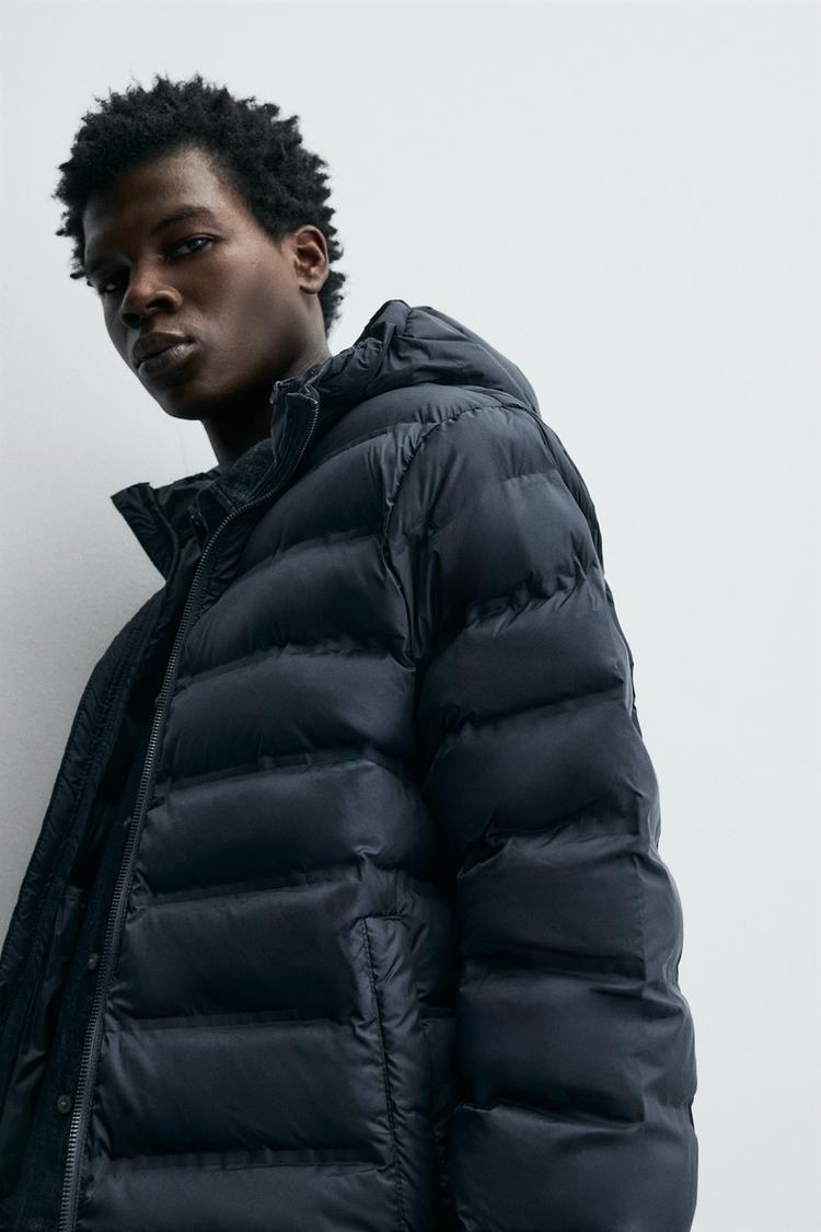 ZARA WATER-REPELLENT LIGHTWEIGHT PUFFER JACKET