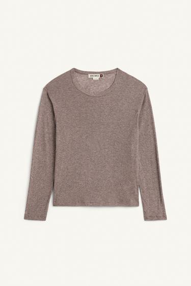 LNG SLV SHRT - Rosa-vigoré da Zara