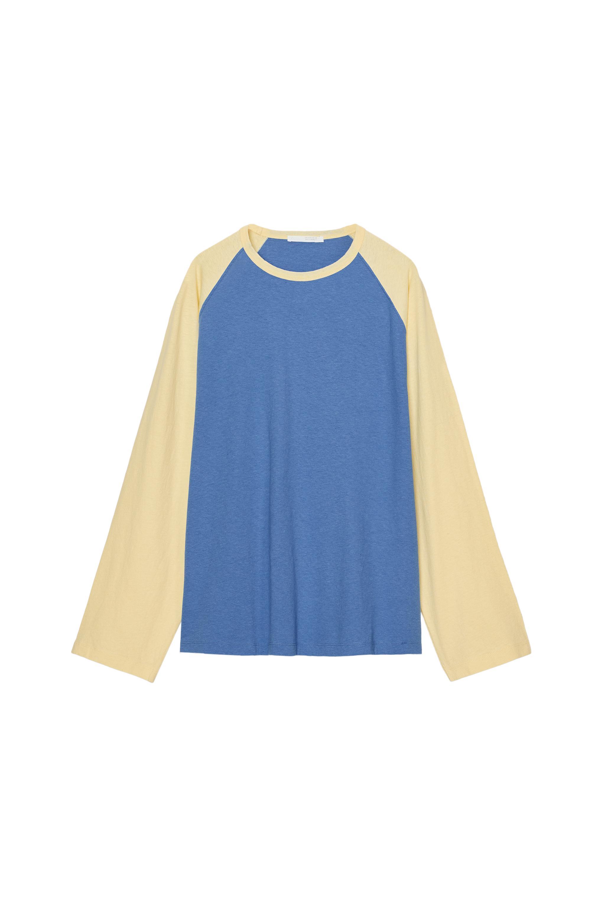 LONG SLEEVE RAGLAN T-SHIRT - White / Red | ZARA Turkey