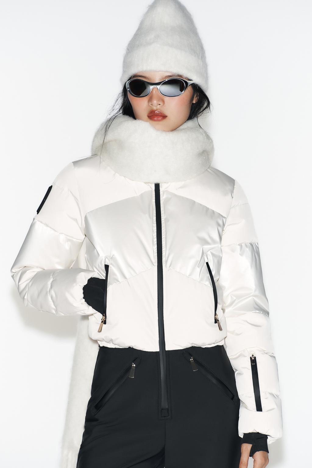 COMBINED PUFFER WATER RESISTANT WINDPROOF RECCO TECHNOLOGY SKI COLLECTION OVERALLS - image 2