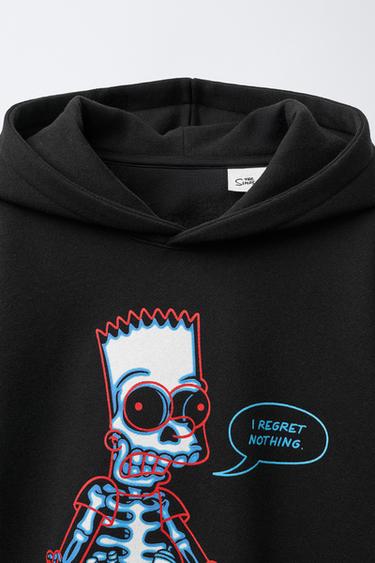 SWEAT À CAPUCHE SQUELETTE BART THE SIMPSONS ™ MATT GROENING - Noir de Zara - Image 2